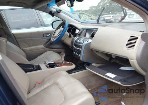 2009 Nissan Murano Le z USA, uszkodzony, nr VIN JN8AZ18W09W146714